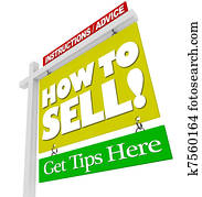 eigenheim, verkauf schild, -, wie, verkaufen, rat, informationen