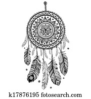 Ethnic American Indian Dream catcher Ethnic American Indian Dream catcher
