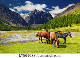 Mountain landscape Mountain landscape