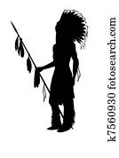 The American Indian soldier The American Indian soldier