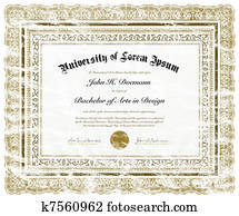 Vector Distressed Diploma
