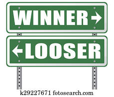 winnaar, of, looser