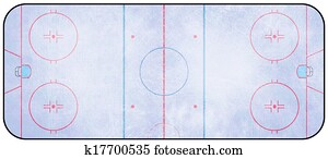 חלקלקה של הוקי של הקרח