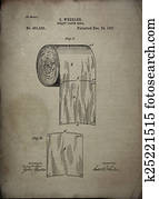 נייר שימוש, התגלגל, פטנט, 1891