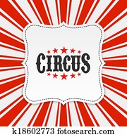 Circus poster, background Circus poster, background