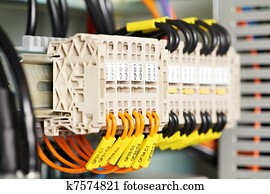 electrical fuseboxes and power lines switchers