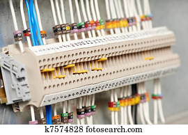 electrical fuseboxes and power lines switchers