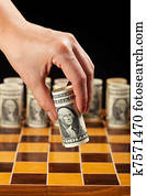 Money strategy concept