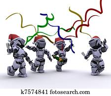 רובוטים, לחגוג, ב, a, מפלגה של חג ההמולד