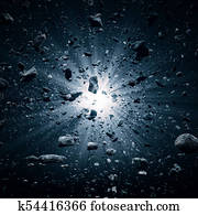 Big Bang explosion in space Big Bang explosion in space