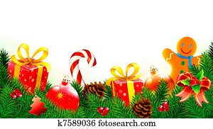 Christmas decorative background