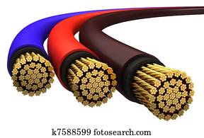 Copper electrical cable Copper electrical cable