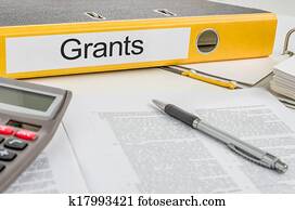 Folder with the label Grants