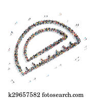 group people shape ruler school