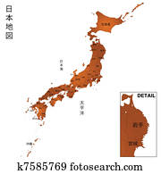 map of Japan map of Japan