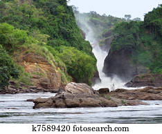 Murchison Falls in Uganda