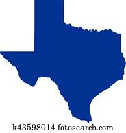 Texas state map Texas state map