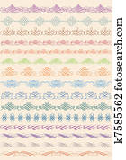 vintage border, vector