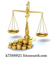 金貨, そして, スケール