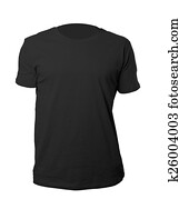 Black shirt template