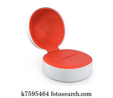 branca, caixa, para, jóia