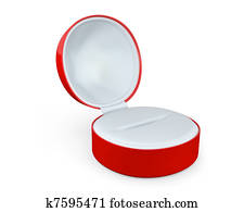 caixa vermelha, para, jóia