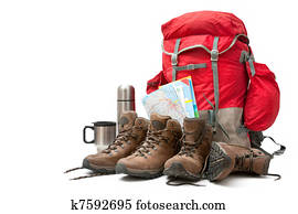 equipamento hiking