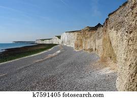 Fels formation named Seven Sisters near Newhaven