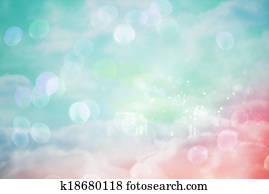 Pink and blue girly design