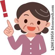 Senior women smile Senior women smile