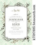 Vector Ornate Frame and Floral Ornaments Vector Ornate Frame and Floral Ornaments