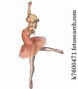 Ballet Performance - Attitude Pose Ballet Performance - Attitude Pose