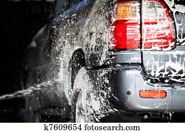 cars in a carwash cars in a carwash