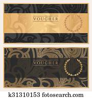Gift Certificate, Coucher, Coupon 