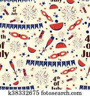 seamless, muster, hintergrund, für, 4. july, unabh?ngigkeit- tag, amerika seamless, muster, hintergrund, für, 4. july, unabh?ngigkeit- tag, amerika
