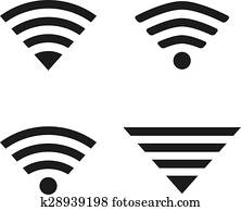 Wireless symbols Wireless symbols