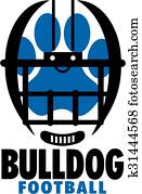 bulldogge, football