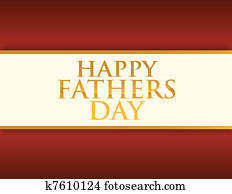 Happy fathers day illustration card Happy fathers day illustration card