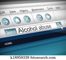 Alcohol abuse concept. Alcohol abuse concept.
