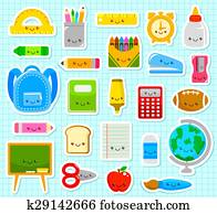 cartoon school suplies cartoon school suplies