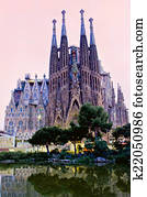 Sagrada Familia church in Barcelona, Spain Sagrada Familia church in Barcelona, Spain