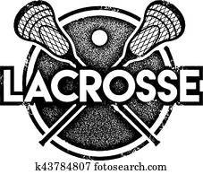 Vintage Lacrosse Sports Stamp Vintage Lacrosse Sports Stamp