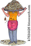 woman with cookies woman with cookies