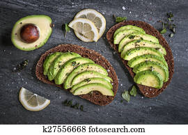 Avocado sandwich Avocado sandwich