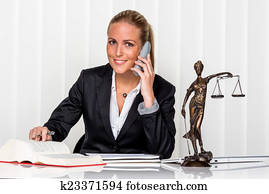 businesswoman in office