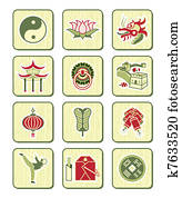 Chinese icons | BAMBOO series Chinese icons | BAMBOO series