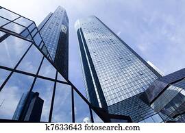 Modern business building Modern business building