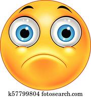 Sad emoticon face Sad emoticon face
