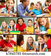 At school At school