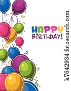 boldog születésnapot, léggömb